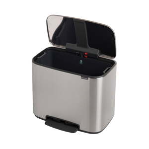 Pedálový oceľový odpadkový kôš v matne striebornej farbe 36 l Bo – Brabantia