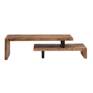 Konzolový stolík z mangového dreva v prírodnej farbe 40x140 cm Ava – Ixia