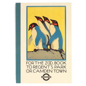 Zápisník 60 str. formát A5 For the Zoo – Rex London