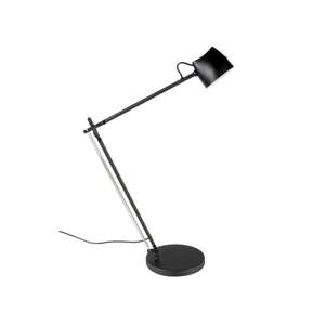 Čierna stolová lampa s kovovým tienidlom (výška  42 cm) Logan – White Label