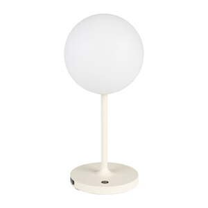 Krémovobiela stolová lampa so stmievačom (výška  33 cm) Hub – White Label