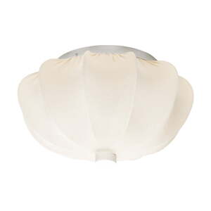 Krémovobiele stropné svietidlo s textilným tienidlom ø 30 cm Shem – White Label