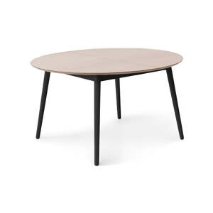 Okrúhly rozkladací jedálenský stôl s doskou v dubovom dekore ø 135 cm Meza – Hammel Furniture