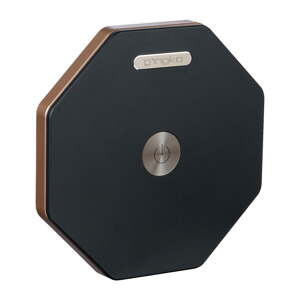 Čierna LED stolová lampa (výška  18 cm) Twist Hexagon – Gingko