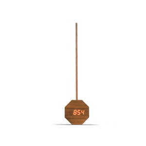 Tmavohnedá LED stolová lampa v dekore čerešne (výška  39,5 cm) Octagon One – Gingko