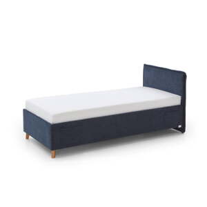 Tmavomodrá detská posteľ s úložným priestorom 140x200 cm Fun – Meise Möbel