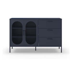 Tmavomodrá komoda 140x90 cm Diora – Marckeric