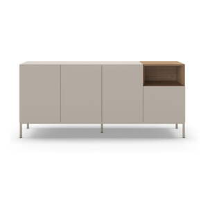 Krémovobiela komoda 180x80 cm Cailin – Marckeric