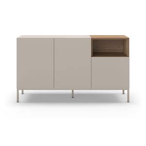 Krémovobiela komoda 140x80 cm Cailin – Marckeric