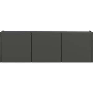 Antracitovosivý TV stolík 138x45 cm Piana – Germania