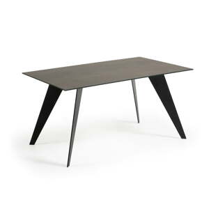 Jedálenský stôl s keramickou doskou 90x160 cm Koda – Kave Home