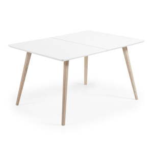 Rozkladací jedálenský stôl Kave Home Quatre, 140 x 90 cm