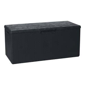 Tmavosivý záhradný úložný box Portofino – Toomax