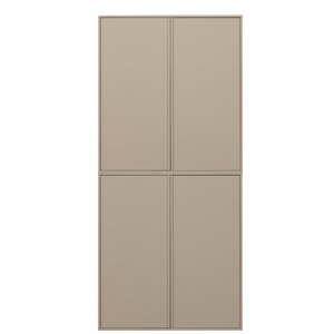 Krémová modulárna skriňa z borovicového dreva 100x220 cm Daily – vtwonen