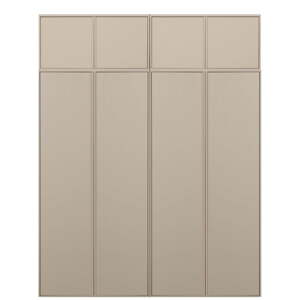 Krémová modulárna skriňa z borovicového dreva 200x250 cm Daily – vtwonen