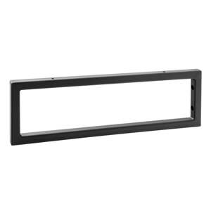 Čierna oceľová podpera pracovnej dosky 49x2 cm – Sapho