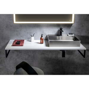 Biela doska pod umývadlo 80x50 cm Plato – Sapho