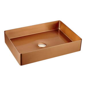 Umývadlo nerezové v medenej farbe 50x35 cm Aurum – Sapho