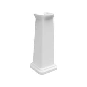 Biely keramický stĺp k umývadlu 27x27 cm Classic – Sapho