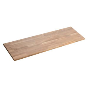 Doska pod umývadlo z dubového dreva v prírodnej farbe 140x50 cm Woody – Sapho