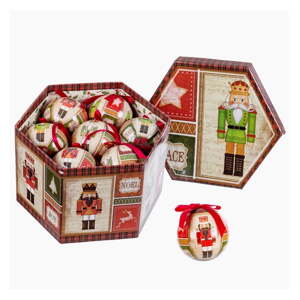 Papierové vianočné gule v súprave 14 ks Nutcracker Memory – Casa Selección