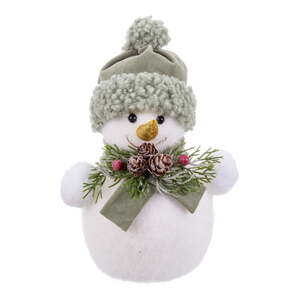 Látkovo-plastová vianočná figúrka Snowman – Casa Selección