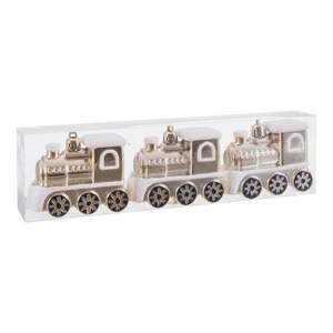 Vianočné ozdoby v súprave 3 ks 6 cm Train – Casa Selección