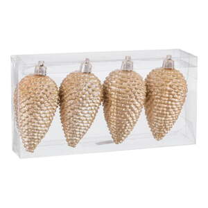 Vianočné ozdoby v súprave 4 ks ø 5 cm Cone – Casa Selección