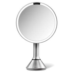 Kozmetické zrkadlo s osvetlením/zväčšovacie ø 20 cm Sensor – simplehuman