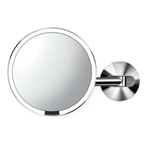 Nástenné/kozmetické zrkadlo s osvetlením/zväčšovacie ø 20 cm Sensor – simplehuman