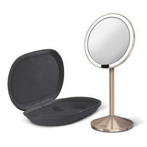 Kozmetické zrkadlo s osvetlením/zväčšovacie ø 12 cm Travel – simplehuman