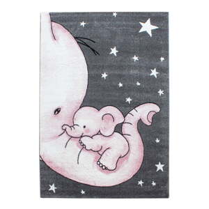 Ružovo-sivý detský koberec 160x230 cm Kids – Ayyildiz Carpets