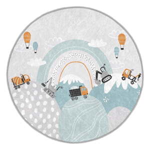 Prateľný detský koberec ø100 cm Snowy Hills – Mila Home