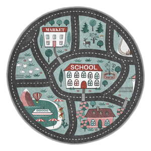Prateľný detský hrací koberec ø150 cm Happy Neighbourhood – Mila Home