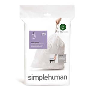 Sťahovacie vrecia na odpadky 20 ks 12 l C – simplehuman