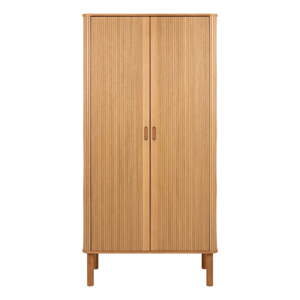 Šatníková skriňa v dekore duba v prírodnej farbe 100x200x55 cm Langley – Actona