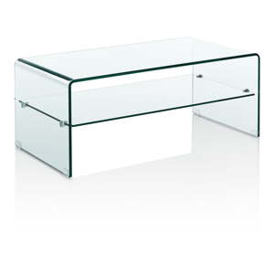 Sklenený konferenčný stolík 50x100 cm Cristal Evo – Tomasucci
