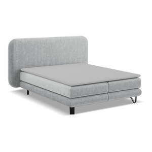 Svetlosivá boxspring posteľ 180x200 cm Ilima – Makamii
