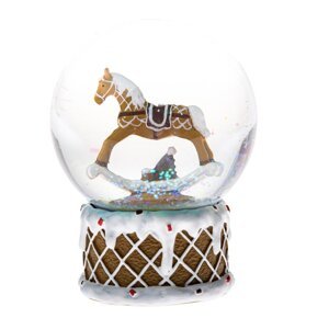 Polyresinové snežidlo (výška  10 cm) Snowy Horse – Dakls