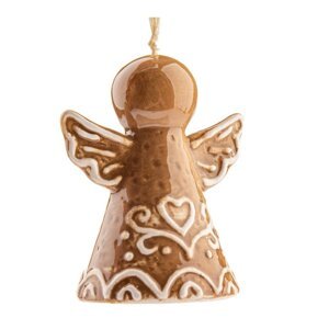 Keramická vianočná ozdoba 7 cm Angel – Dakls