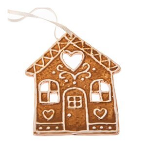 Keramická vianočná ozdoba 10 cm Gingerbread House – Dakls
