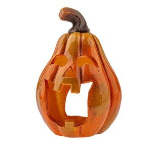 Keramický svietnik s halloweenským motívom Pumpkin – Dakls