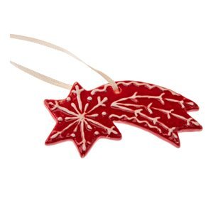 Keramická vianočná ozdoba 9 cm Gingerbread Comet – Dakls