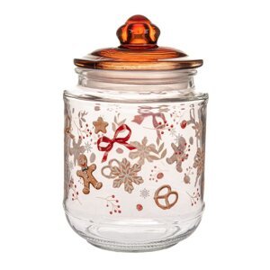 Sklenená dóza na sušienky Gingerbread – Dakls