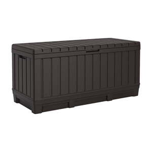 Hnedý plastový záhradný úložný box Kentwood – Keter