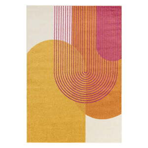 Žlto-oranžový koberec 160x230 cm Muse Orange Retro – Asiatic Carpets