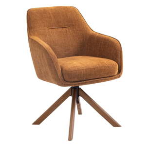 Oranžové jedálenské stoličky v súprave 2 ks Avola – Unique Furniture