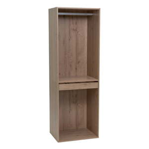Otvorená modulárna skriňa v dekore duba v prírodnej farbe 60x180x45 cm Modular – Casa Selección