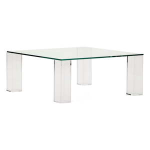 Sklenený konferenčný stolík 85x85 cm Adularia – Kave Home