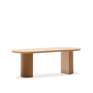 Jedálenský stôl v dekore duba 100x200 cm Nealy – Kave Home